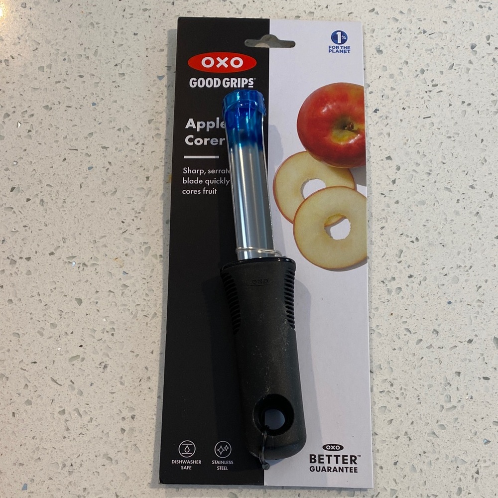 Oxo Good Grips Apple Corer - Black and Blue